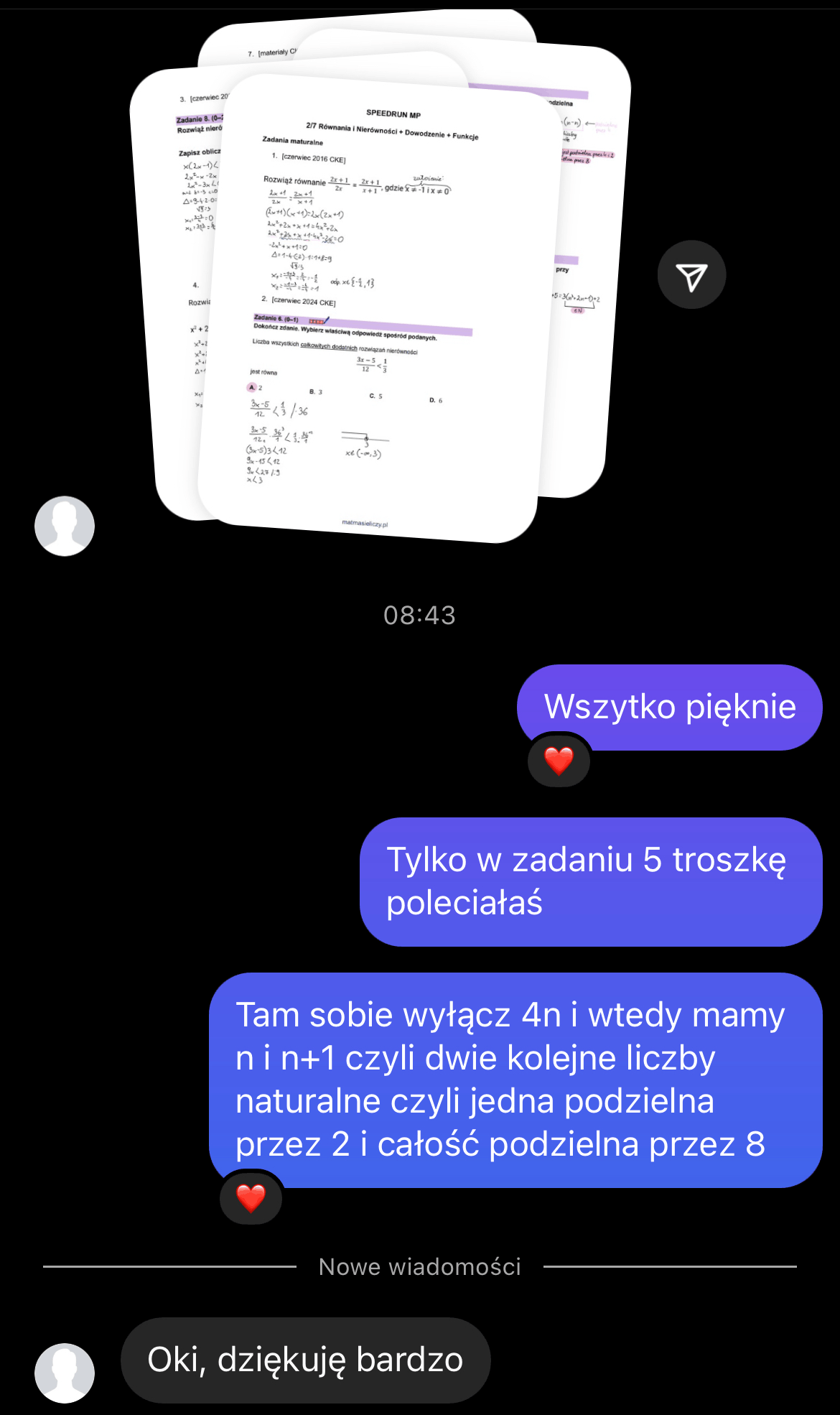 Sprawdzanie prac domowych 3